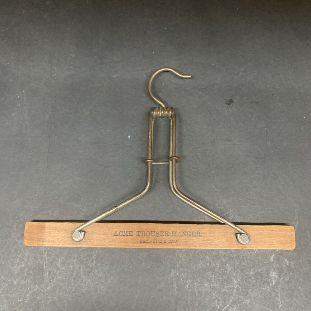 Antique Acme Trouser Hanger 1900 Pat. Sam’L Kuhn Harrisburg Pa Advertising